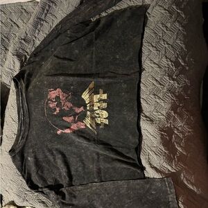 Vintage Black Pink Floyd Graphic Long Sleeve Shirt